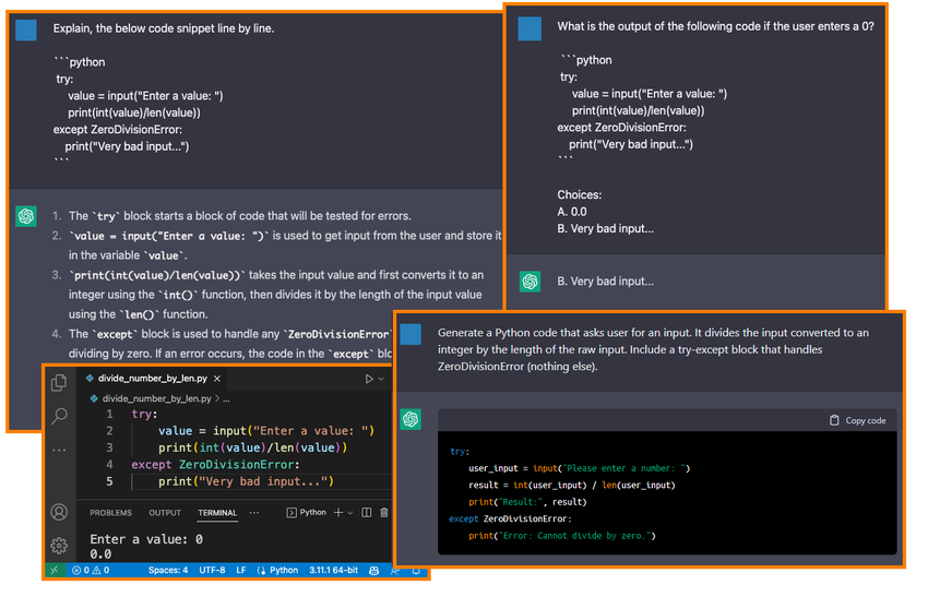 Interface de ChatGPT développée par OpenAI, intelligence artificielle conversationnelle