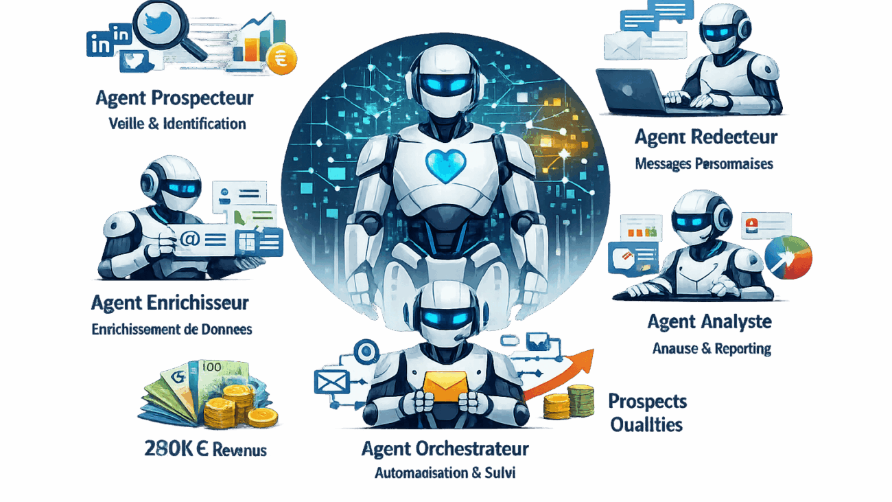 Agents IA – Infrastructure relationnelle automatisée