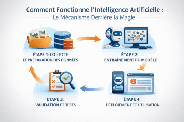 Processus de fonctionnement d'une intelligence artificielle