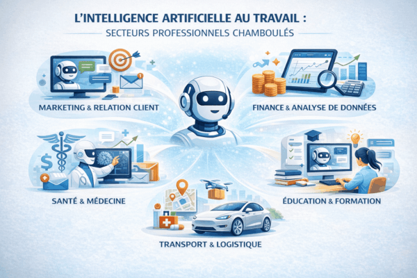 les secteurs professionnels chamboulés par l’intelligence artificielle