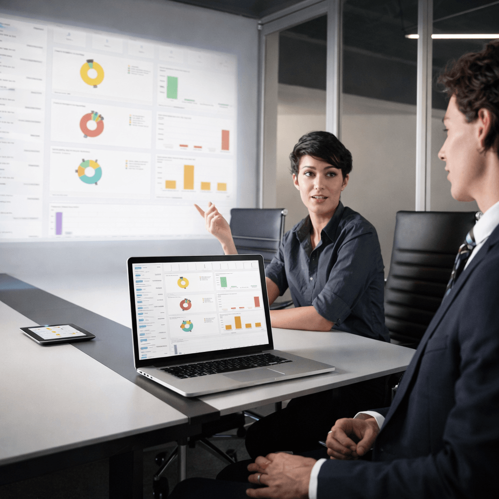 Réunion professionnelle avec analyse de données_pulna ia